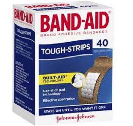 BAND AID TOUGH STRIP FABRIC / BOX OF 40 photo