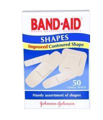 BAND AID PLASTIC SHAPES / BOX OF 50 photo