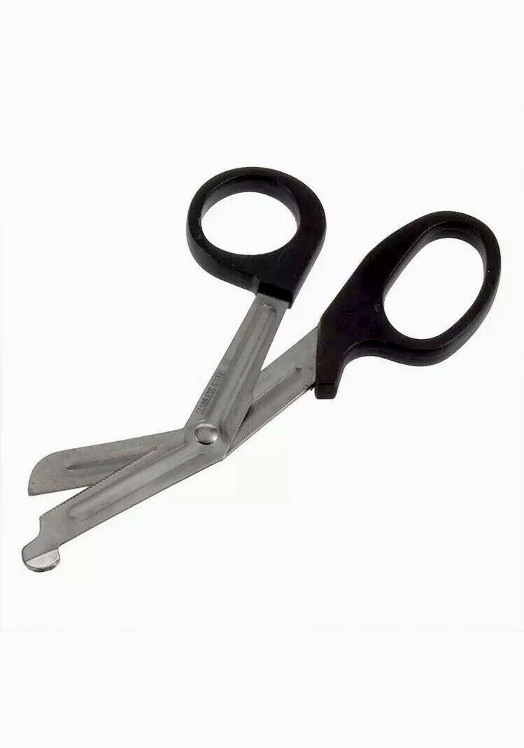 BASIC UNIVERSAL SCISSORS / BLACK / 19CM / EACH photo