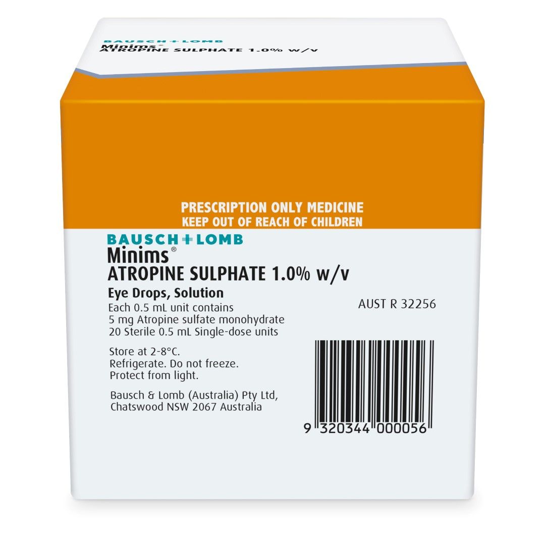 BAUSCH & LOMB MINIMS EYE DROPS  photo
