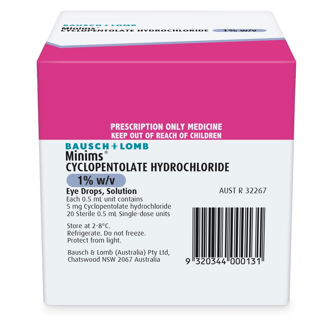 BAUSCH & LOMB MINIMS EYE DROPS  photo