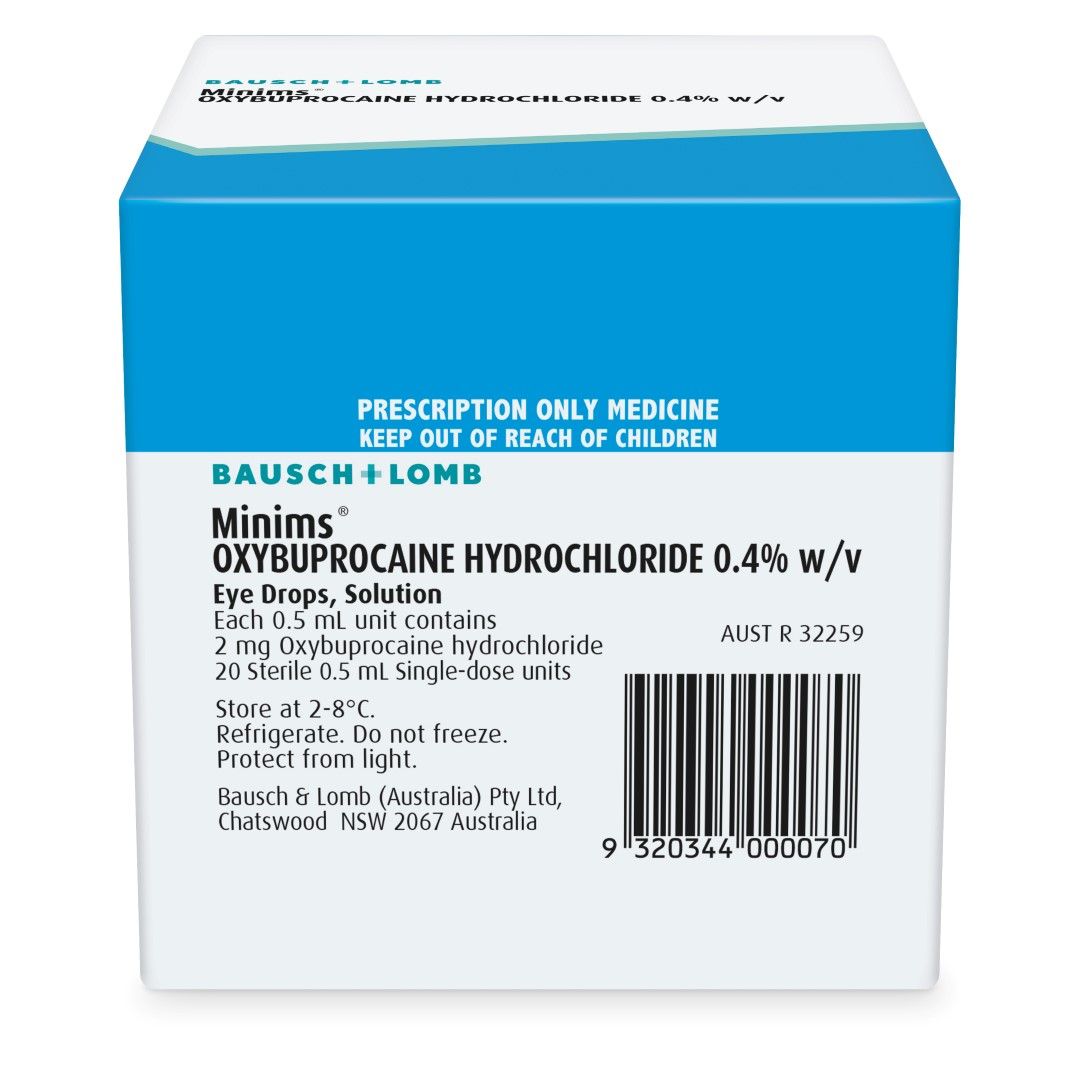 BAUSCH & LOMB MINIMS EYE DROPS  photo