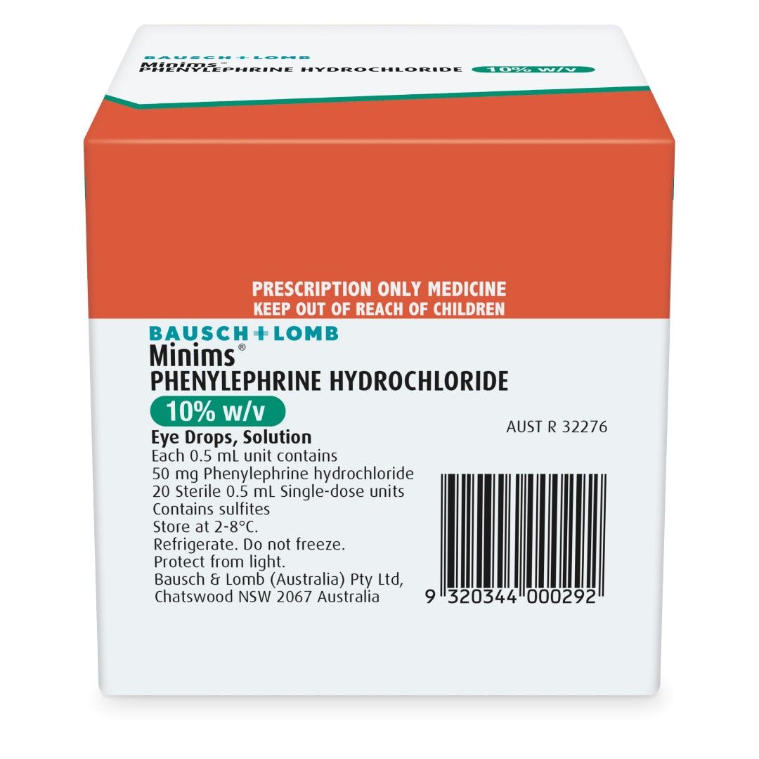 BAUSCH & LOMB MINIMS EYE DROPS  photo