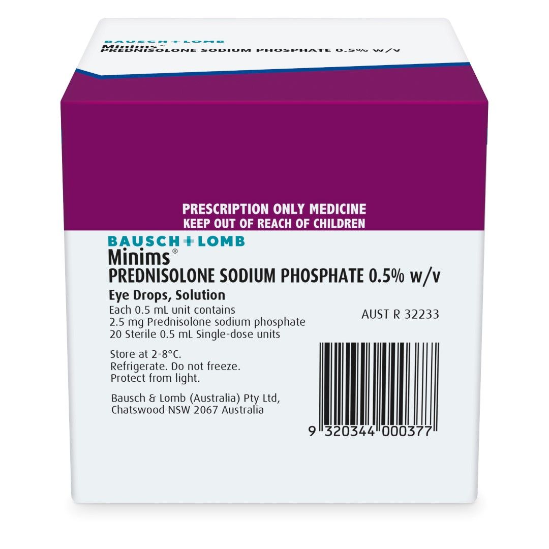 BAUSCH & LOMB MINIMS EYE DROPS  photo