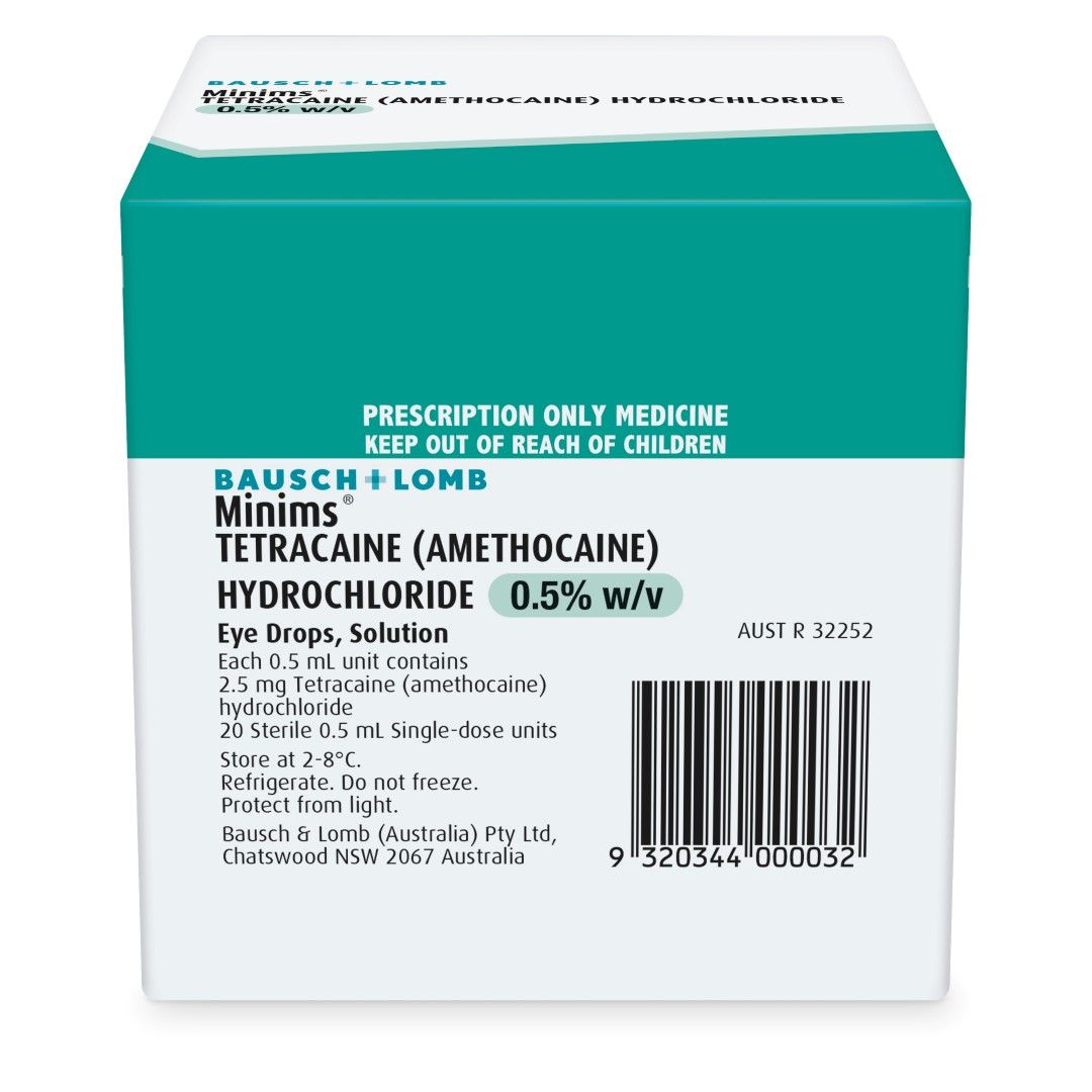 BAUSCH & LOMB MINIMS EYE DROPS  photo