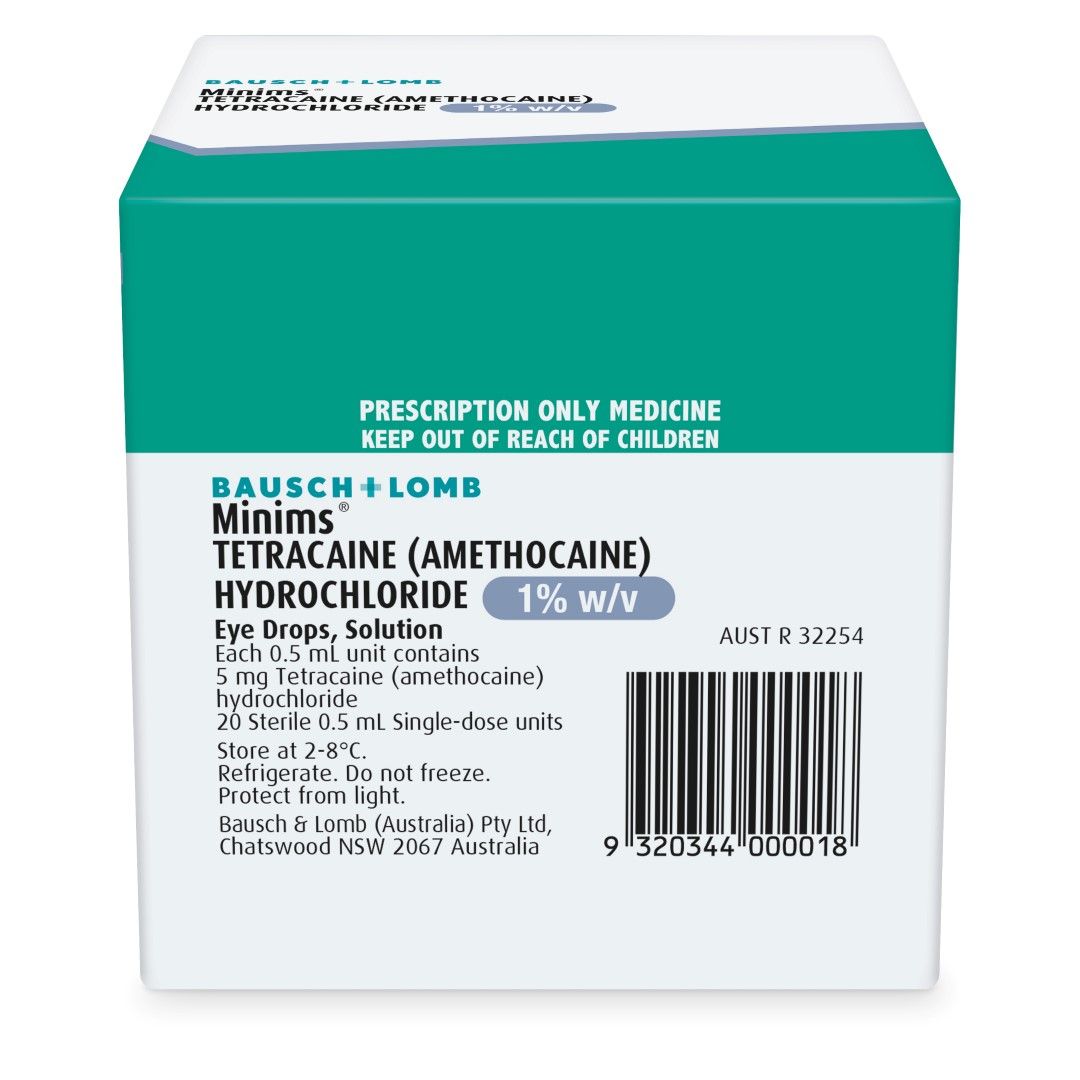 BAUSCH & LOMB MINIMS EYE DROPS  photo