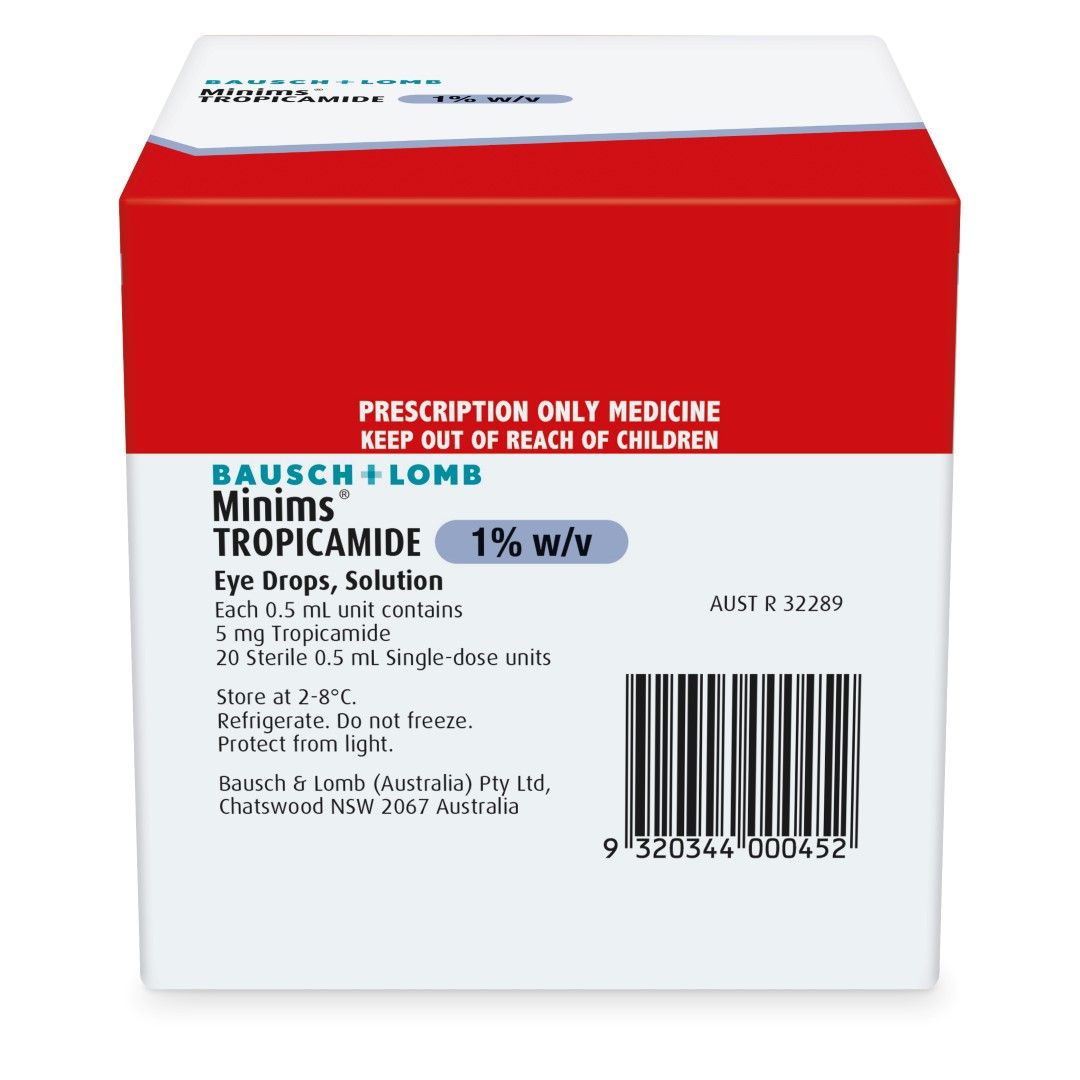 BAUSCH & LOMB MINIMS EYE DROPS  photo