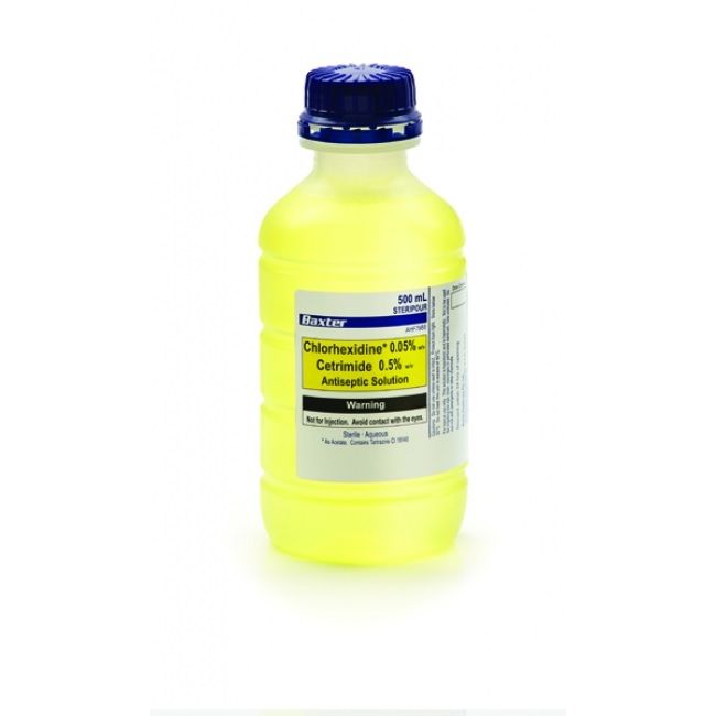 BAXTER CHLORHEXIDINE & CETRIMIDE ANTISEPTIC SOLUTIONS  photo