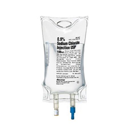 BAXTER VIAFLEX IV SOLUTIONS / 0.45% SODIUM CHLORIDE / 500ML photo