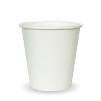 WHITE SINGLE WALL / 6OZ / PAPER CUP / CARTON OF 1000 photo