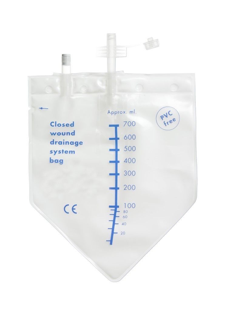 BELLOVAC WOUND DRAINAGE BAGS 700ML BOX OF 50 photo