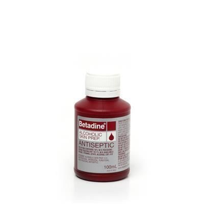 BETADINE ALCOHOLIC SKIN PREPARATION ANTISEPTIC / 100ML photo