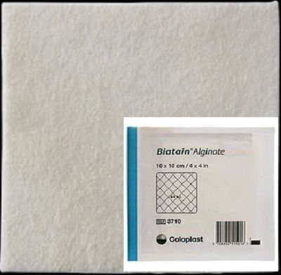 BIATAIN ALGINATE / 10 X 10CM / BOX OF 10 photo