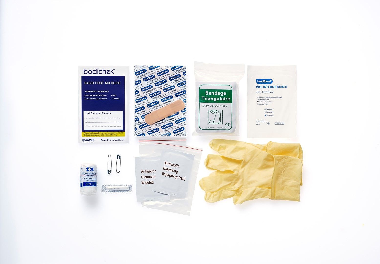 BODICHEK PERSONAL FIRST AID KIT / 62 PIECE photo