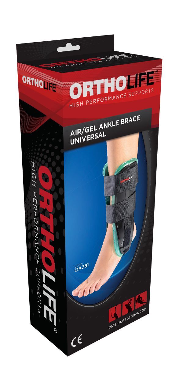 ORTHOLIFE AIR/GEL ANKLE BRACE UNIVERSAL photo