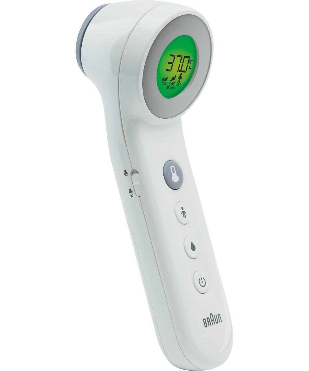 BRAUN TOUCHLESS FOREHEAD THERMOMETER NTF4000 photo