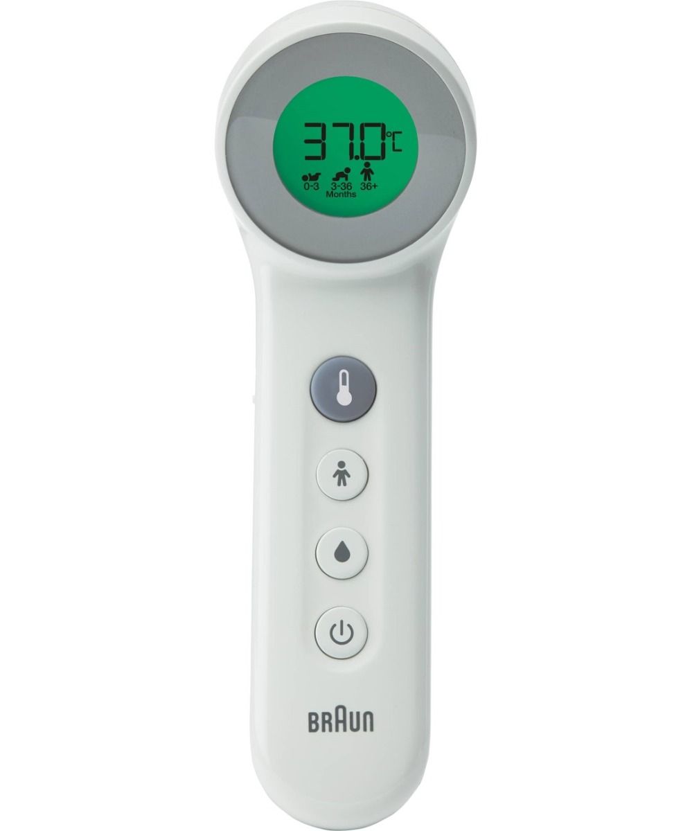 BRAUN TOUCHLESS FOREHEAD THERMOMETER NTF4000 photo