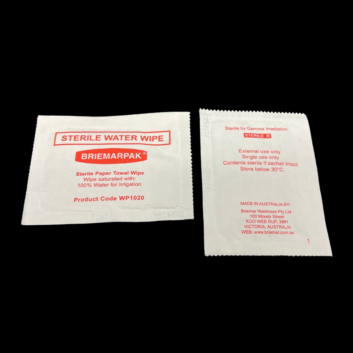 WATER WIPES / STERILE / BOX OF 50 photo