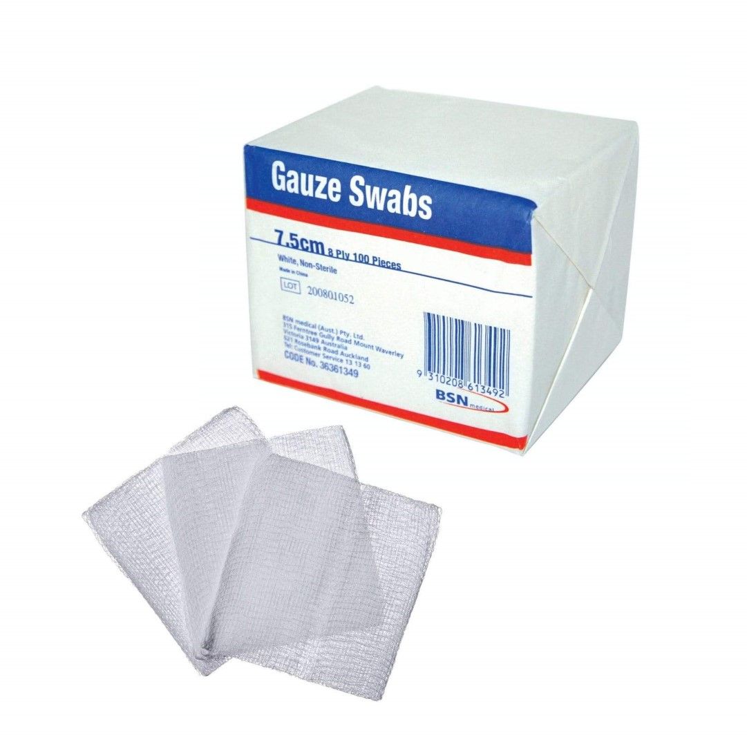 HANDY GAUZE SWABS / NON-STERILE AND STERILE  / PACK OF 100 photo
