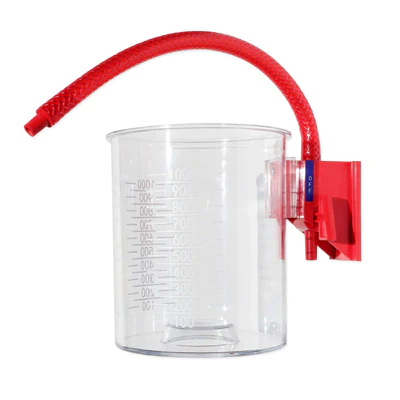 MEDIVAC 1000ML FLEX REUSABLE SUCTION CANISTER WITH ON/OFF SWITCH photo