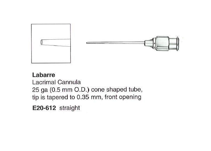 LACRIMAL CANN.STR FRONT PORT / 25G / EACH  photo