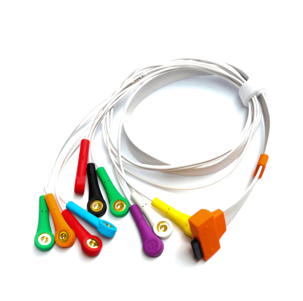 CARDIOLINE ECG PATIENT CABLE TOUCH ECG HD AHA / 10 WIRES / PLUG / EACH photo