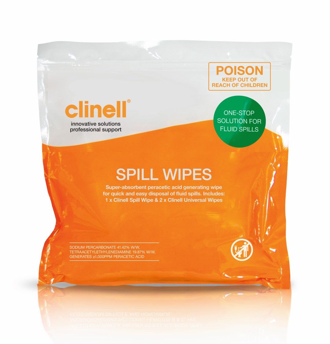 CLINELL SPILL WIPES KIT / EACH photo