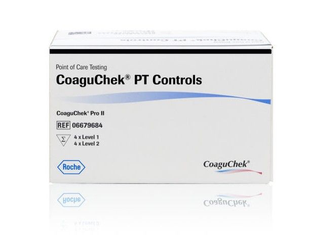 COAGUCHEK PT CONTROLS / BOX OF 8 photo