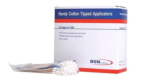 COTTON TIP APPLICATOR 15CM S/E / PACK OF 100 photo