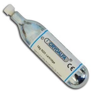 CRYOALFA & CRYOIQ COMPATIBLE N2O CARTRIDGE / 25G / EACH photo