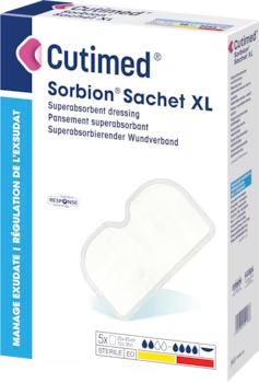 CUTIMED SORBION SACHET / STERILE / XL / 25CMX45CM / BOX OF 10 photo