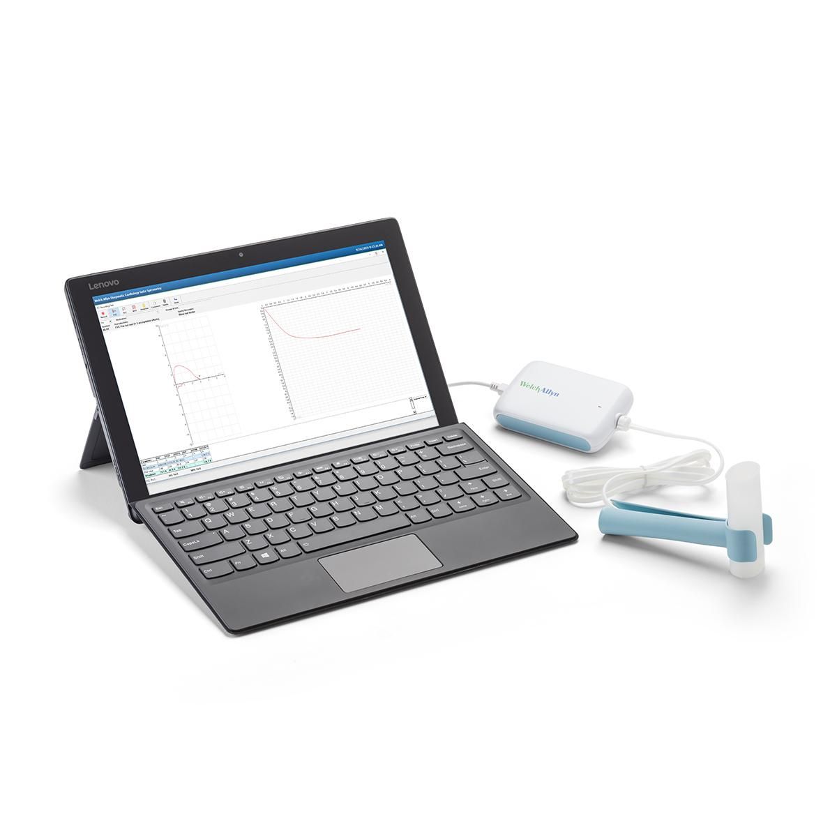 WELCH ALLYN CARDIOLOGY SUITE SPIROMETRY WITH CALIBRATION SYRINGE photo