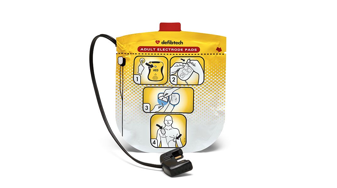  DEFIBTECH DEFIBRILLATOR PADS / ADULT SIZE / FOR LIFELINE AED AND ALIFELINE AUTO / EACH photo