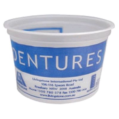 DENTURE CUP / 250ML / PACK OF 50 photo