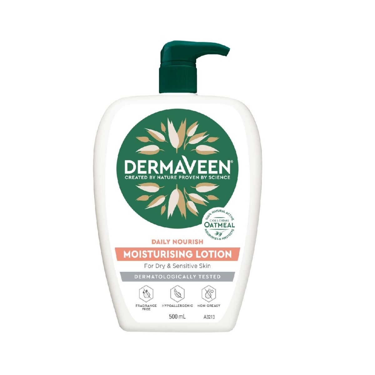 DERMAVEEN MOISTURISING LOTION / 500ML PUMP / EACH photo