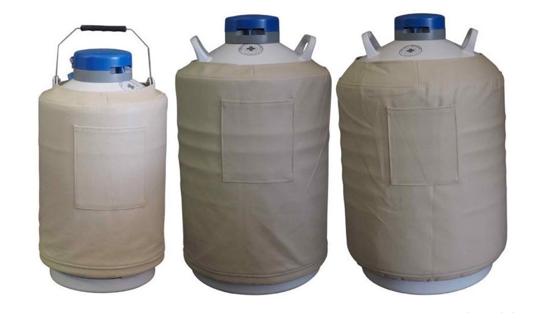 DEWAR LIQUID NITROGEN CONTAINER WITH LADLE photo