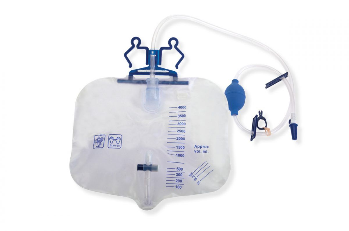 IRRIGATION & DRAINAGE URINE BAG SET / WITH CYSTO PUMP / EACH photo