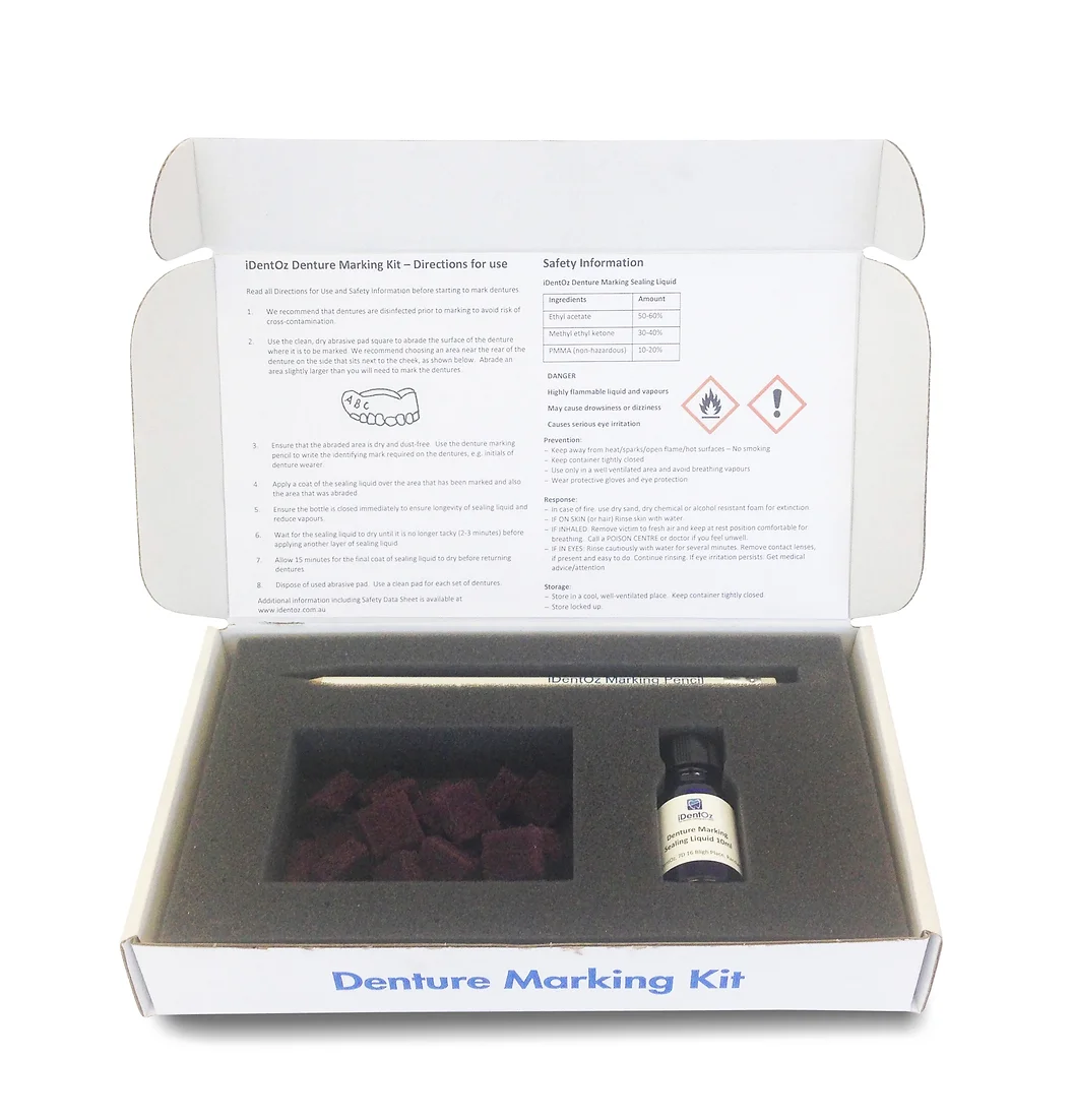 IDENTOZ DENTURE MARKING KIT photo
