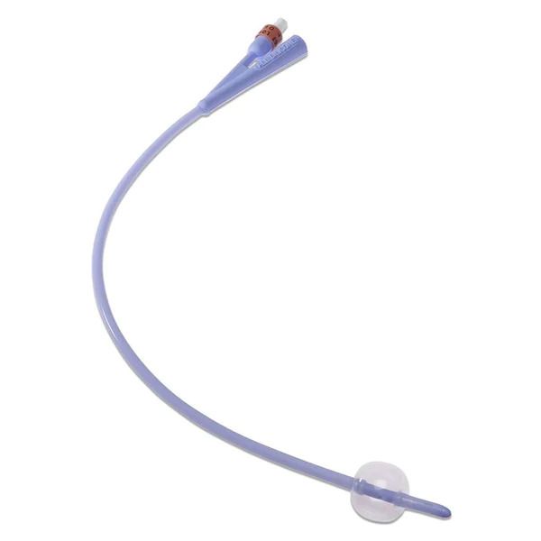 DOVER 100% SILICONE FOLEY CATHETER / COUDE TIP / 2-WAY 14FG 5ML / EACH photo