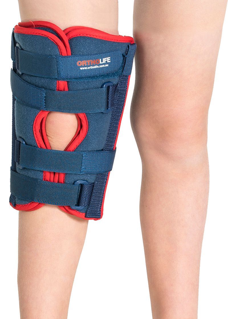 ORTHOLIFE PAEDIATRIC TRI PANEL KNEE IMMOBILISER photo