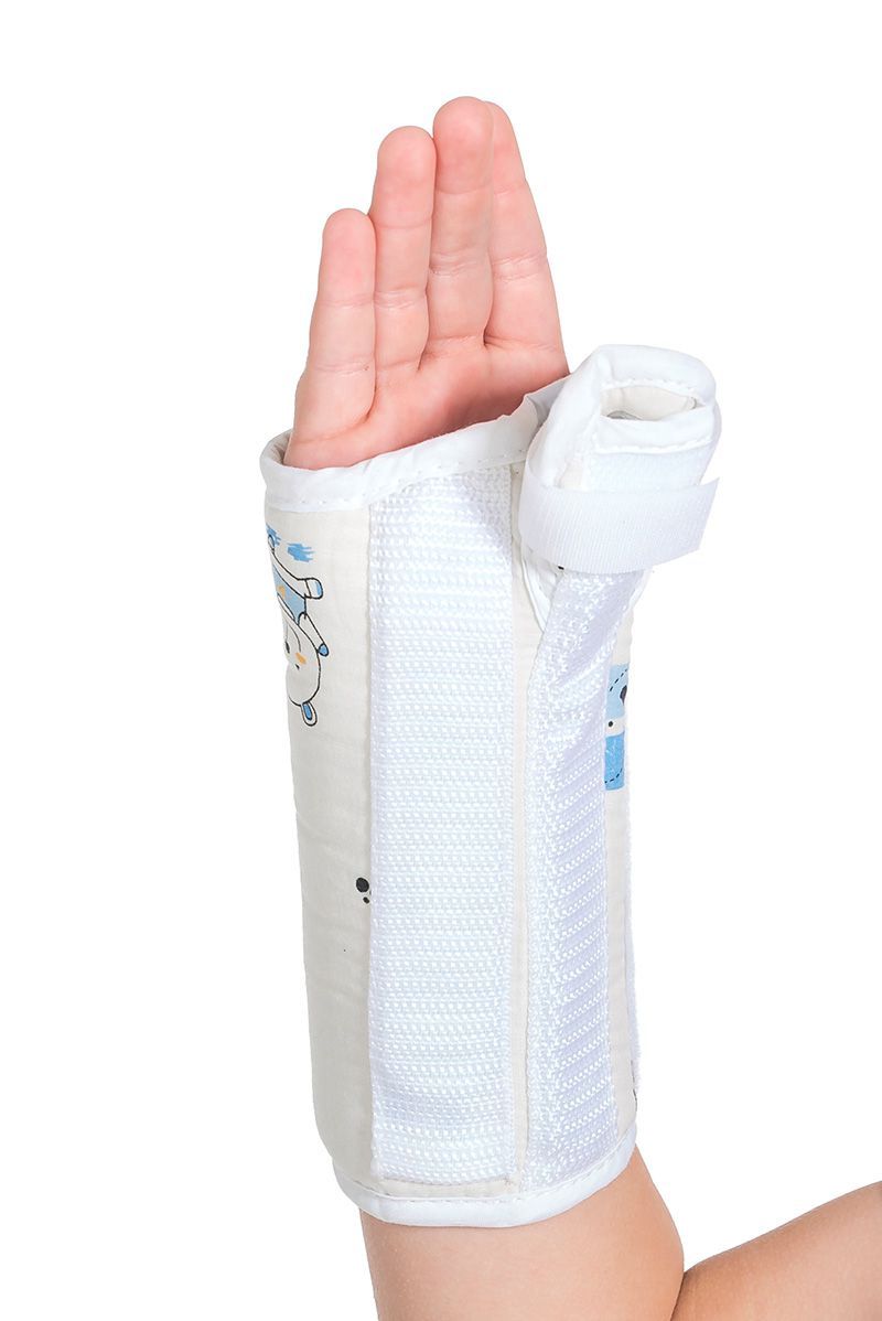 ORTHOLIFE PAEDIATRIC WRIST SPLINT WITH ABDUCTED THUMB photo