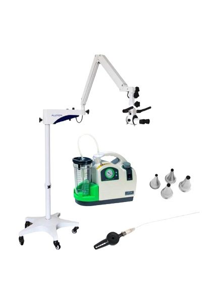 EAR TOILET PACKAGE INCLUDES ALLTION YSX101 MICROSCOPE & TONGYE MC600A SUCTION UNIT & 14G SUCTION CANNULAS & GRUBER EAR SPECULUM & EAR WAX REMOVER. photo