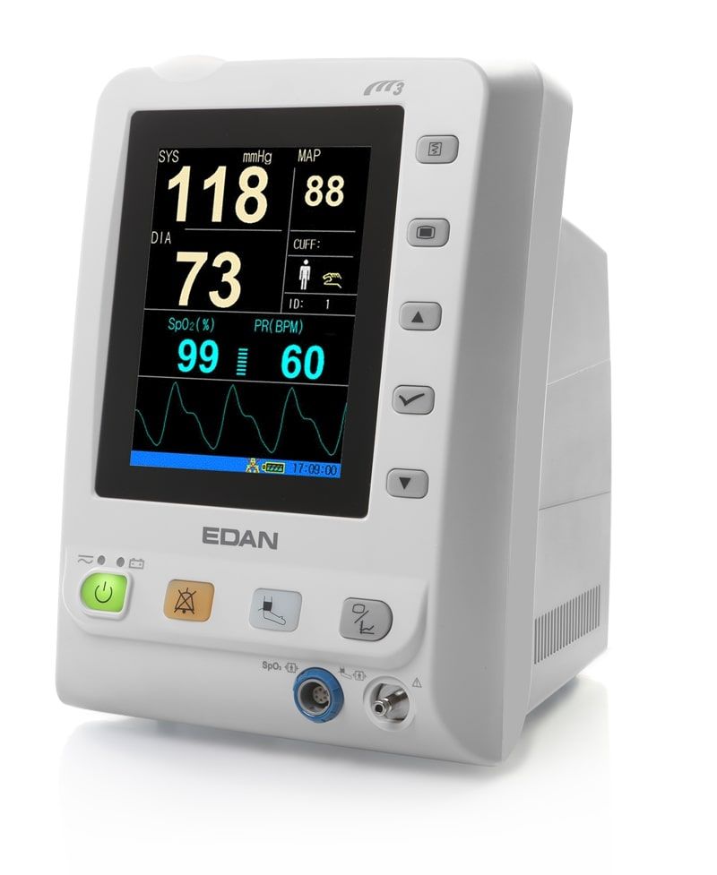 EDAN M3 VITAL SIGNS MONITOR / NIBP, SPO2 & TEMP photo