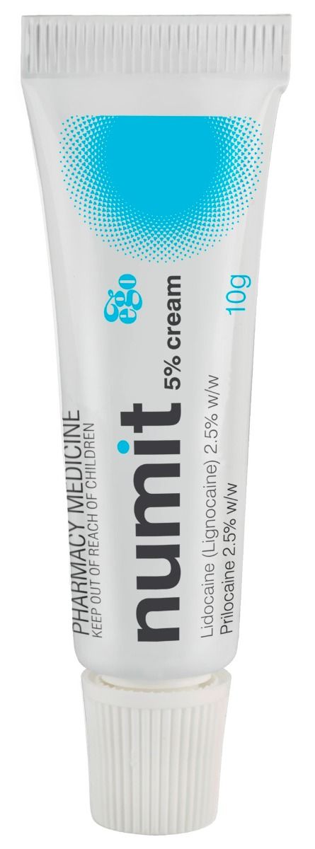 EGO NUMIT 5% CREAM LIDOCAINE (LIGNOCAINE) 2.5% W/W / PRILOCAINE 2.5% W/W photo