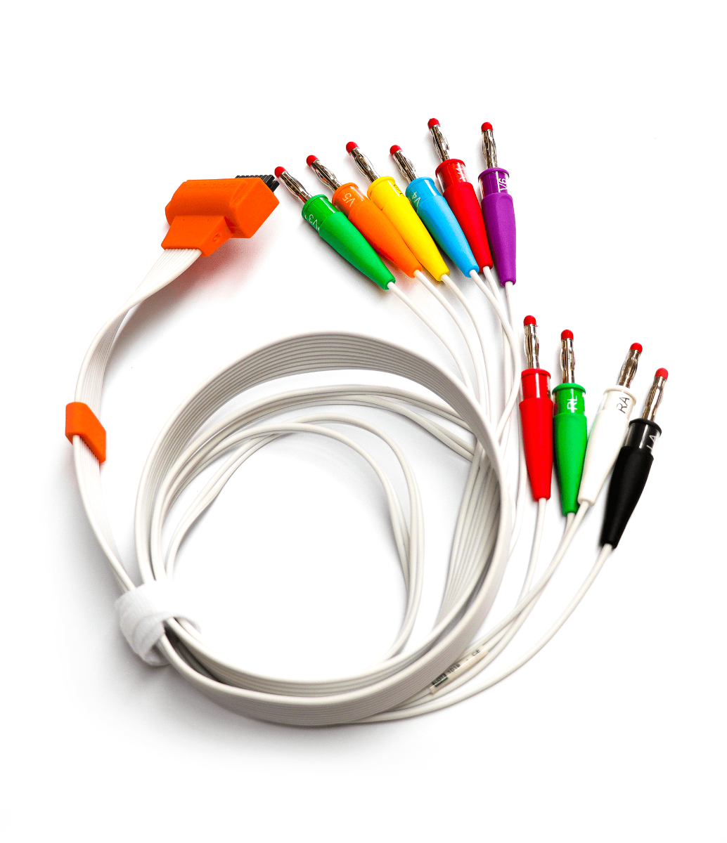 CARDIOLINE ECG PATIENT CABLE TOUCH ECG HD AHA / 10 WIRES / PLUG / EACH photo