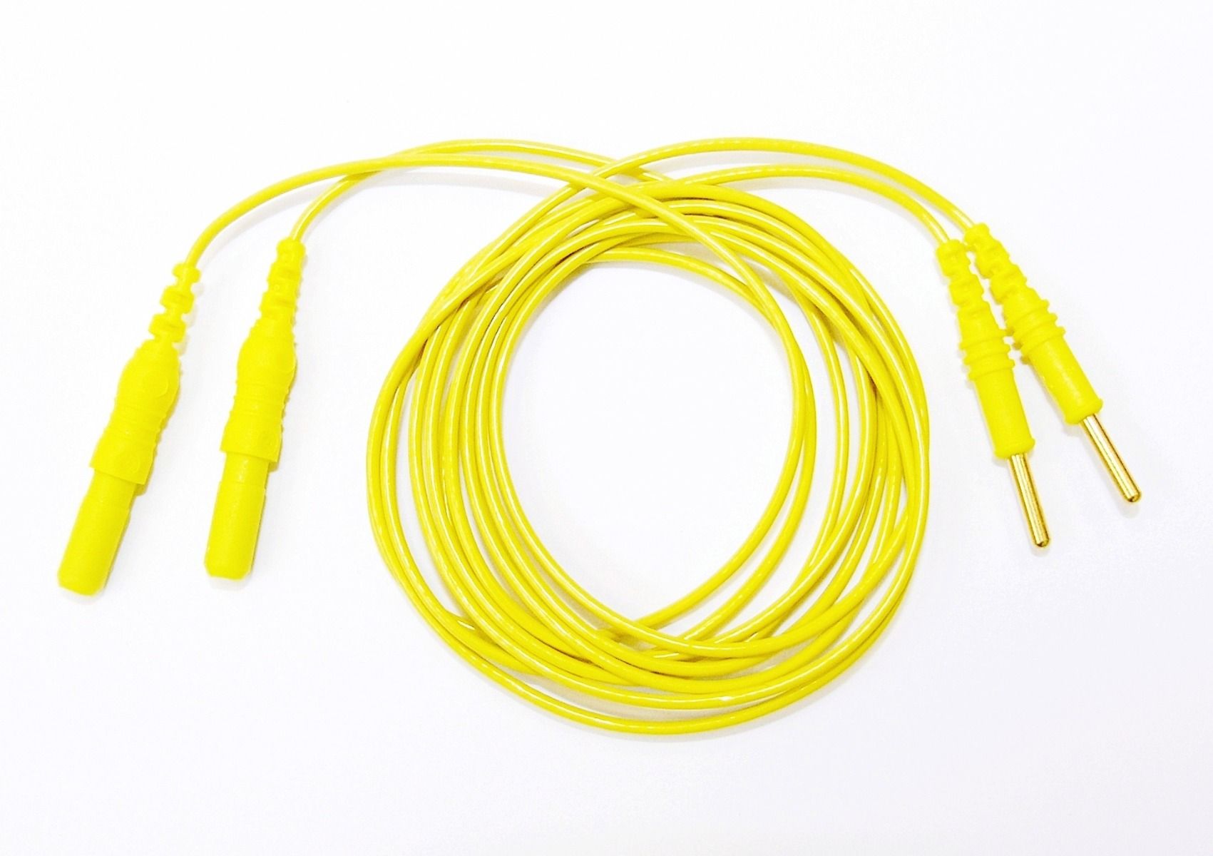 ELECTRODE CABLES / YELLOW / 1 PAIR photo