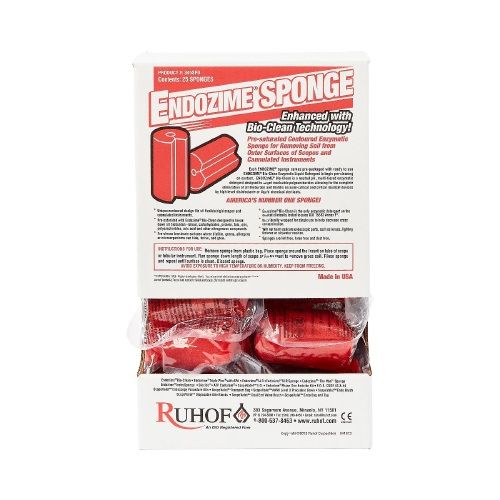 RUHOF ENDOZINE CLEANING SPONGES / BOX OF 25  photo