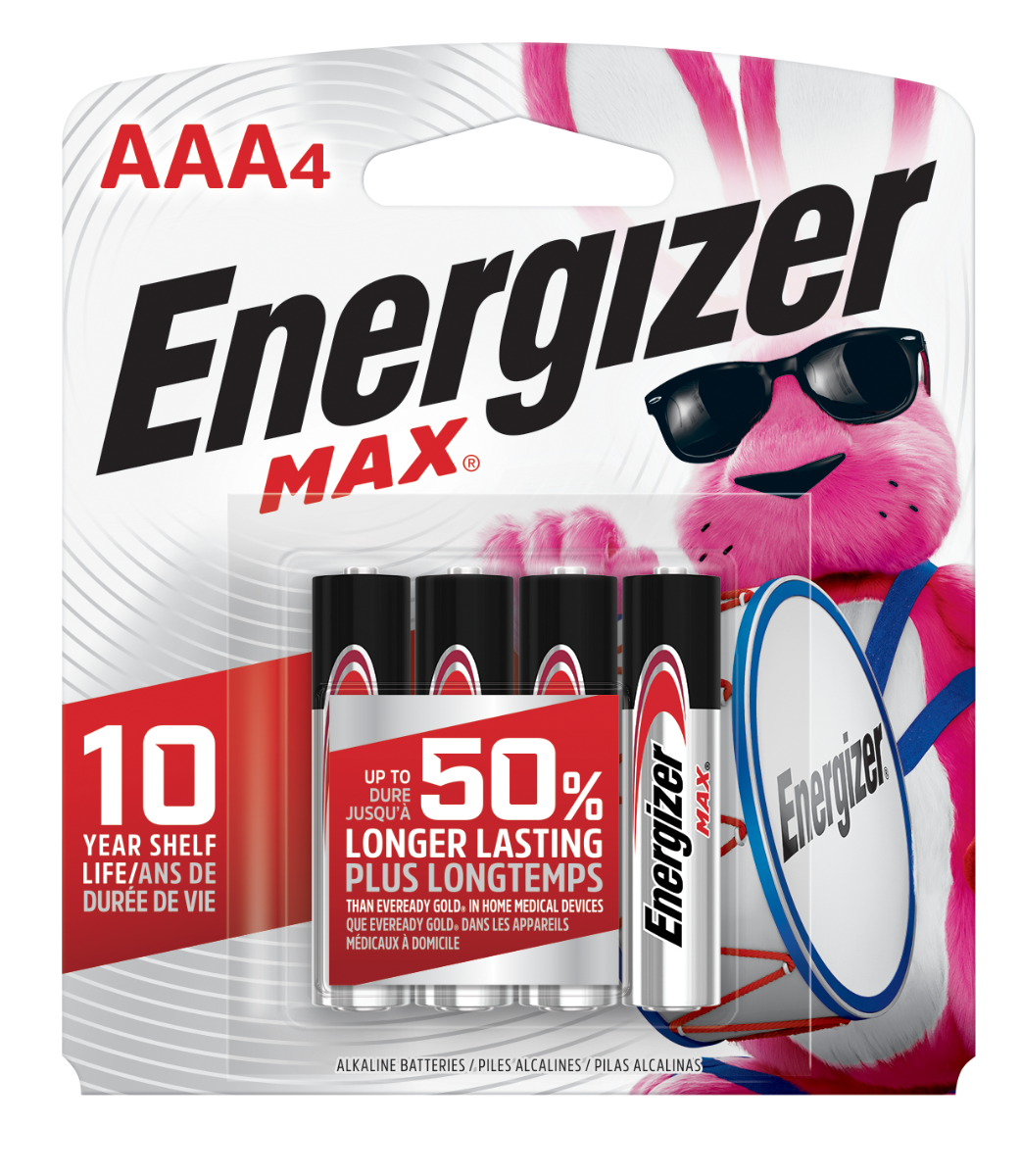 ENERGIZER MAX AAA BATTERY / SET OF 4 photo