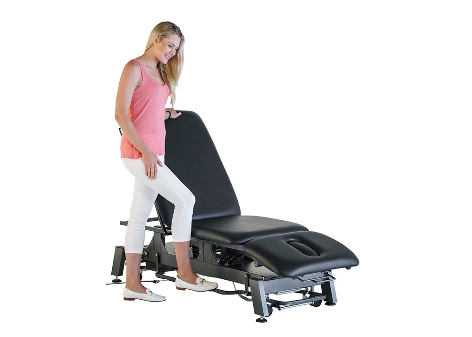 FORTRESS STABILITY 3-SECTION SHORTHEAD / BLACK FRAME / BLACK UPHOLSTERY / 360 DEGREE OPERATION-O photo
