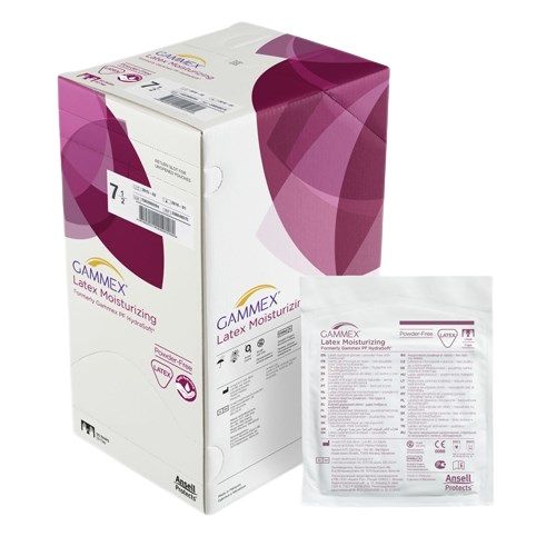 GAMMEX LATEX MOISTURISING GLOVES PF STERILE photo